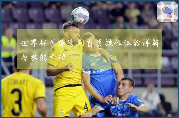 世界杯买球官网首页操作体验详解与功能介绍